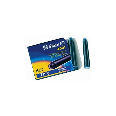 Naboje Atramentowe Krótkie Pelikan TP/6 Niebieski 060018